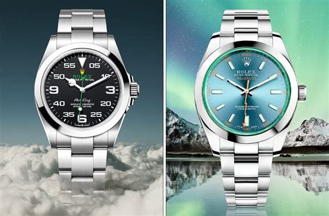 rolex air king vs milgauss